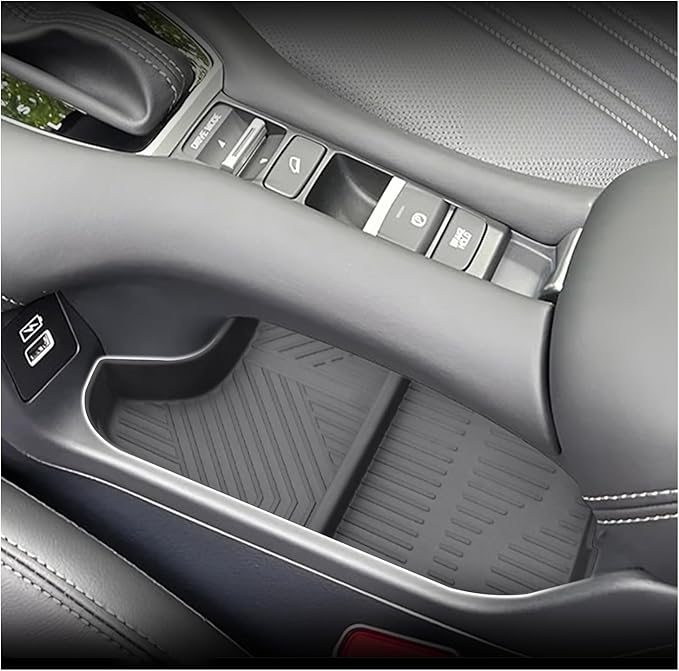 SXCY for 2026 Honda HRV Center Console Organizer for 2024 2025 2026 Honda HRV Accessories TPE Under Console Tray for 2024 2025 2026 HRV HR-V Under Console Storage Organizer