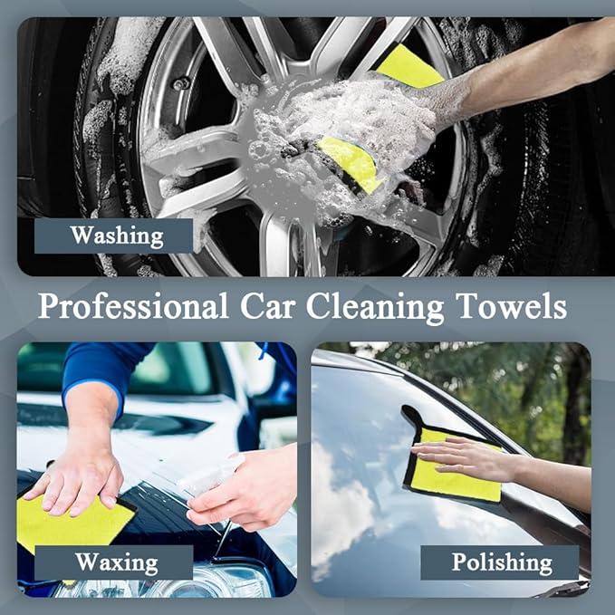 Car Cleaning Gun with Microfiber Cleaning Cloth Car Detailing Brush，High Pressure Air Blow Gun with 2 Set Nozzle, Interior Car Cleaning for Vehicle Upholstery Carpet Seat
