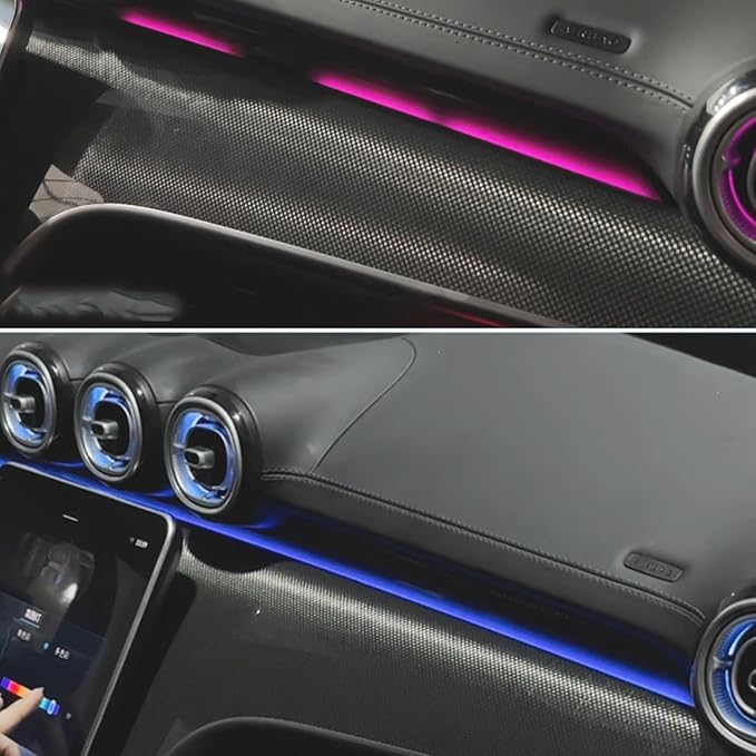 Interior Ambient Light Package 64 colors Replacement for new Benz GLC Class X254 W254 2023-2025year (CVS-8173B-J-D1)