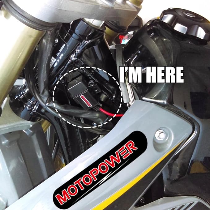 MOTOPOWER MP0609 3.1Amp Motorcycle USB Port SAE to USB Adapter