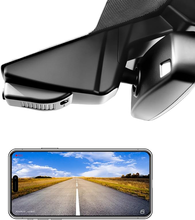 Mangoal Dash Cam 4K Custom fit for Ford F150 2015-2020 F250/F350/F450 Super Duty 2017-2019 XLT Lariat King Ranch Raptor Limited Platinum Accessories (Model C), UHD 2160P Video, WiFi, App, 128GB Card
