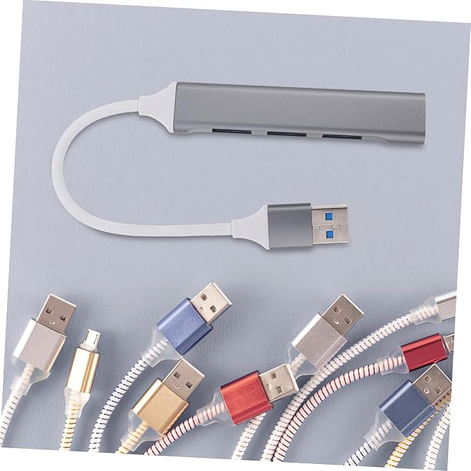 Angoily USB Extender Hub Multi-USB Port Splitter for Pc Laptop Car Gaming Keyboard Mouse Desktop