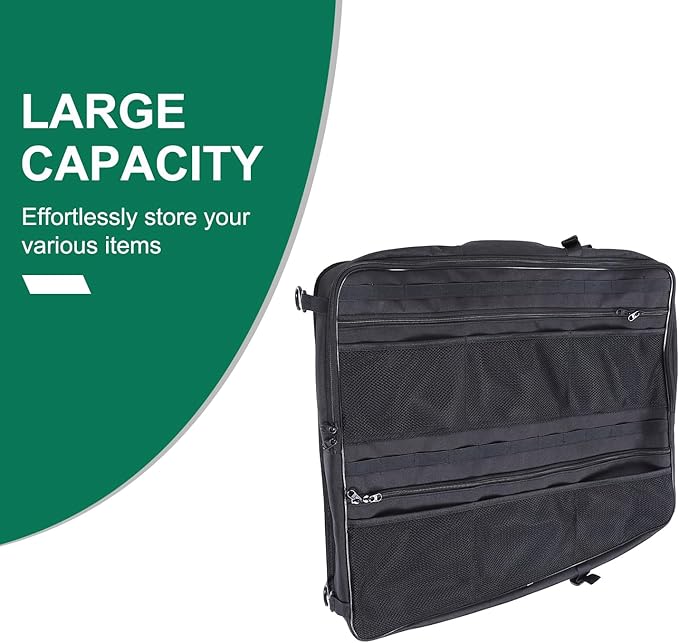 Roof Organizer Bag Storage for Hummer EV Accessories Sunroof Rooftop Panel Waterproof Foldable Heavy Duty Hardtop Cargo Carrier Bag Overhead for Hummer EV SUV Pickup 2022-2025 2026(Front Roof-Right )