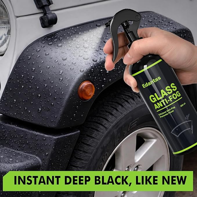 Plastic Restorer,Black Trim Restorer-UV Protection & Dirt,Add Shine and Protect Exterior Trim with Durability,Plastic Restorer for Cars Black Exterior & Interior Care for Detailing,10.15 FL OZ