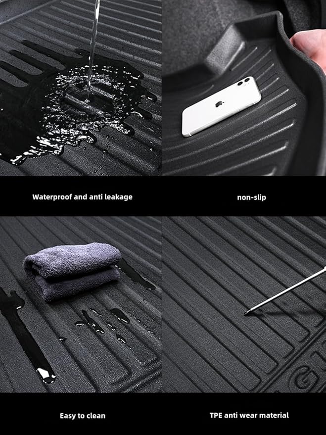 Cargo Liners Fits Honda CR-V CRV 2017-2022 Rear Trunk Floor Mats 3D Boot Tray All-Weather TPE Black
