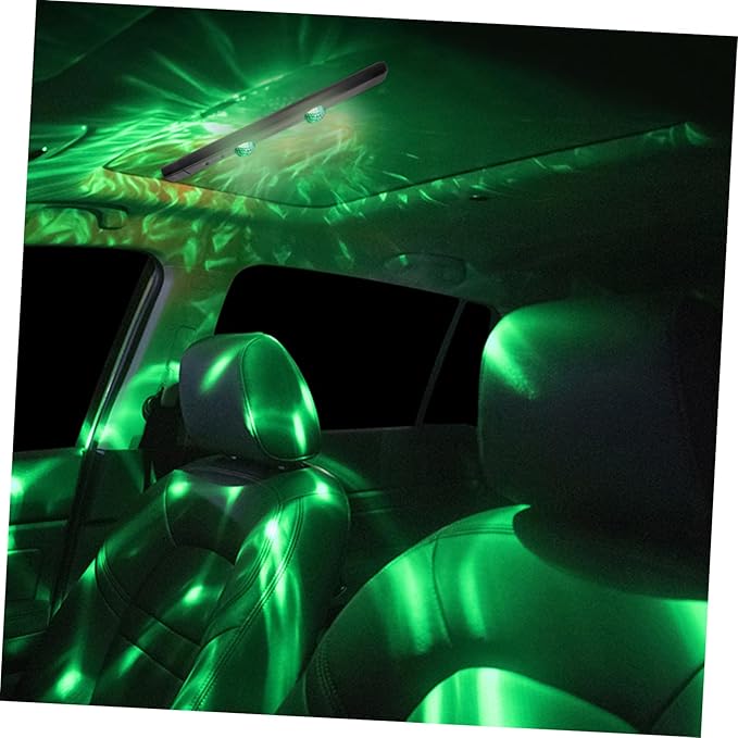 1Set Car Interior LED Atmosphere Lights Rechargeable Colorful Vehicle Foot Strip Lighting Kit for Ambient Decoration Multi Color Sound Control LED Lights