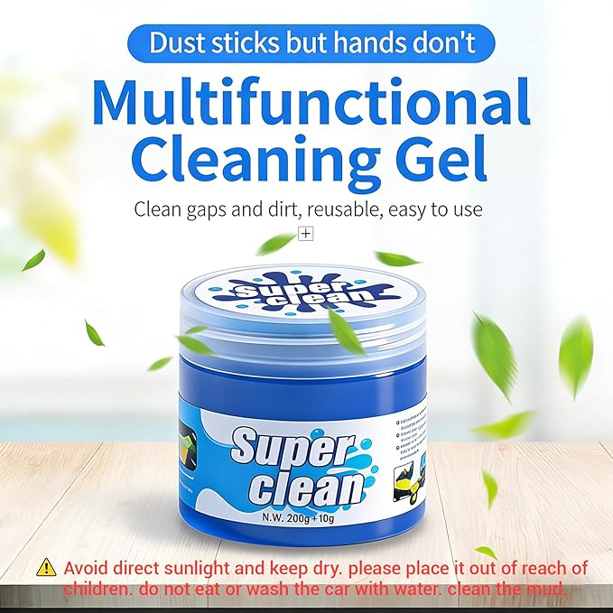 Sticky Universal Car Cleaning Gel 3pcs, Car Cleaning Putty with Puller for Keyboard Auto Interior Detailing Tools