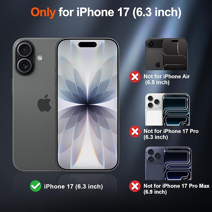 SUPFINE Magnetic for iPhone 17 Case (Compatible with MagSafe)(Military Grade Drop Protection) Translucent Matte Shockproof with Anti-Fingerprint Phone Cover 2025,Brown