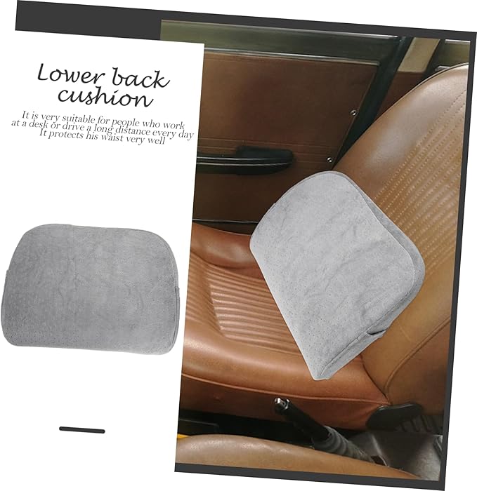 Desk Chair Pillow Memory Foam Lumbar Support Seat Cushion for Car Seats Waist Support
