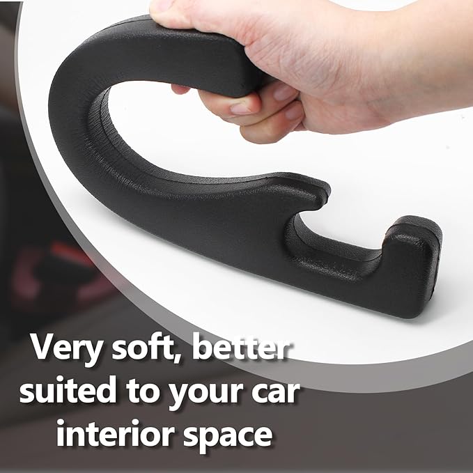 Black 2 PCS Car Seat Gap Filler, Car Seat Catcher Space Filler Between Car Seat and Console, Universal Car Accessories Auto Seat Gap Filler (Normal)