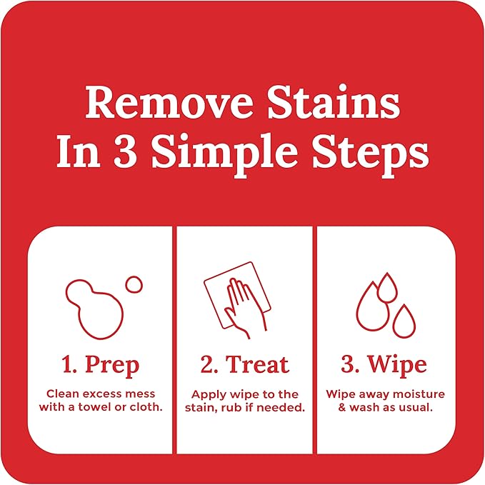 Emergency Stain Rescue Stain Remover Spray - Wine & Coffee Stain Removal - On-the-Go Wipes for Carpets & Upholstery - No Added Phosphates Fabric Spot Remover - 0.36 Fl Oz Spray & 10 Wipes (11 Count)