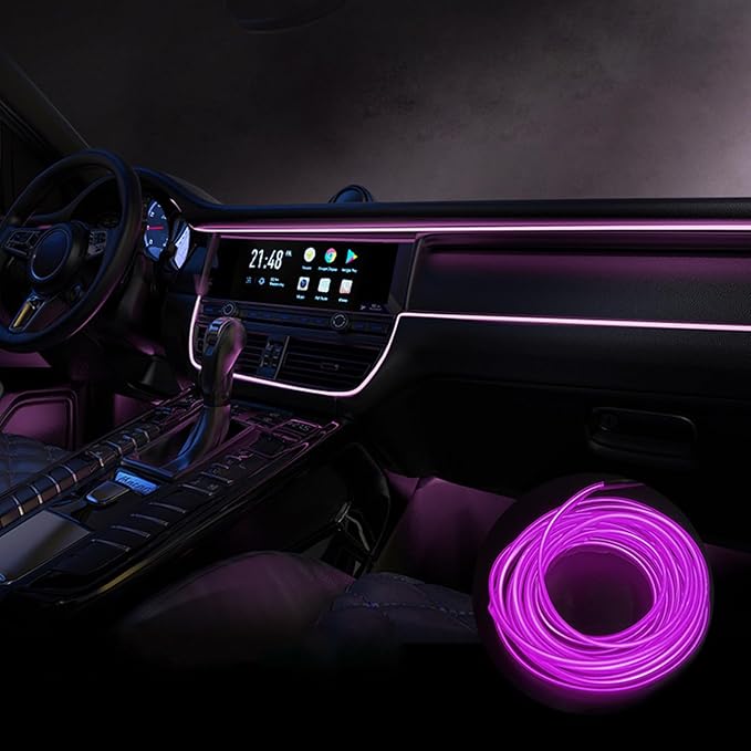 Car Interior Lights for Mercedes-Benz GL X166 LED Car Interior Atmosphere Lamp Car Ambient Lighting Kits,Purple