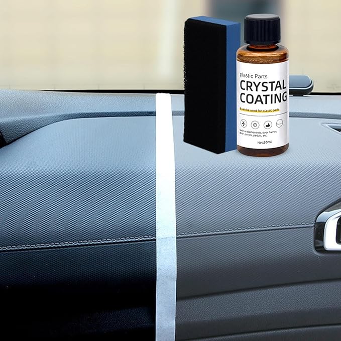 Car Restorer - Vehicle Coating Agent, Long-Lasting Protection Revitalizing Formula for Dashboard and Door Panels, Interior Trim Care, High-Gloss Shine Restorer for Professional Automotive Detailing