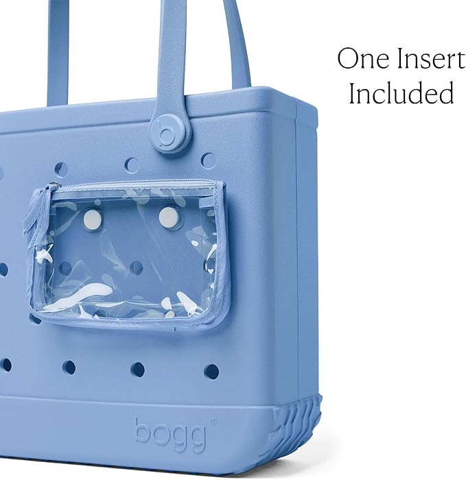 BOGG BAG Medium Tote – 15” x 12.5” x 5” – Durable, Washable, Tip-proof – Beach, Pool, Boat, Work, Sports (Carolina on My Mind)