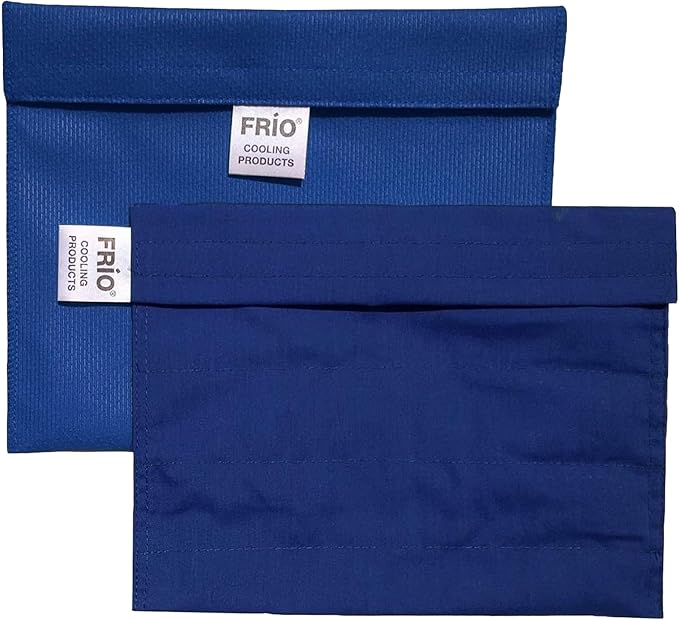 FRIO Cooling Wallet - Insulin Cooler for 45+ Hours of Stress Free On The Go - Blue - XL