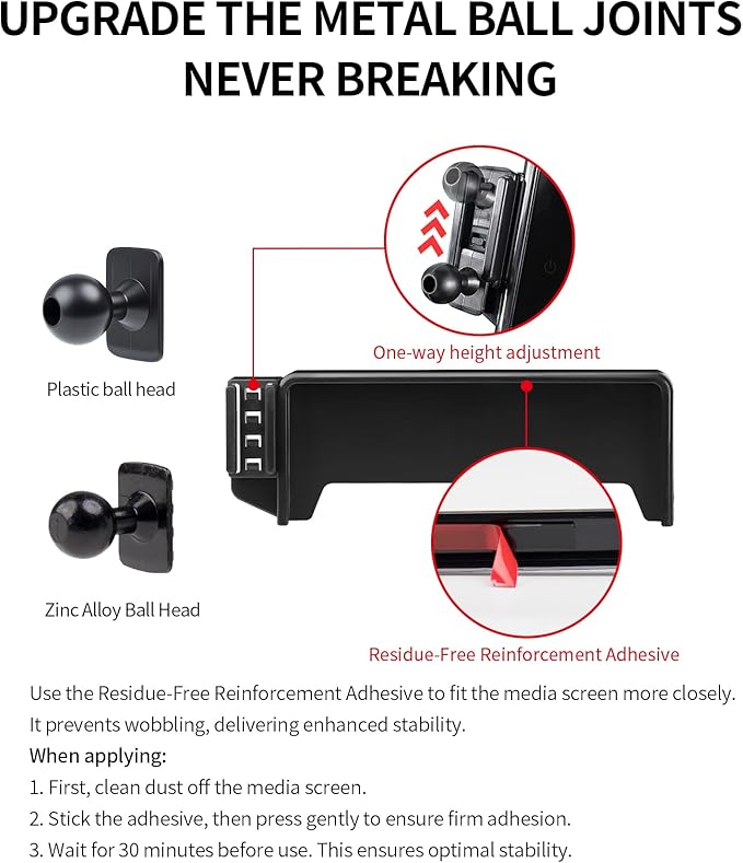 Car Phone Holder for 17-19 Audi A4&S4 / 2018-2020 Q5&SQ5 / 18-19 Audi A5&S5&RS5 Accessories 8.3-inch Screen Fixed Clip, Phone Mount Compatible with MagSafe, 360° Rotation Cell Phone Holder