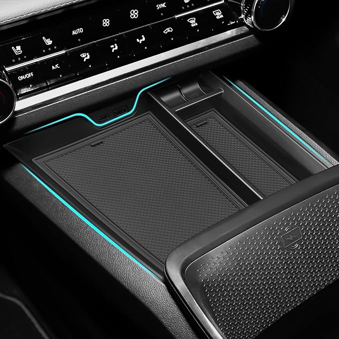 YOJOJOCO Center Console Organizer Compatible with Chevy 2025 2026 Equinox ABS Material Center Console Insert Tray Secondary Storage Box (Not for Equinox EV)
