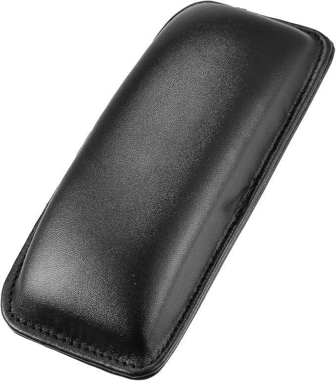 Universal Car Center Console Knee Leg Elbow Cushion Pad Faux Leather Auto Armrest Knee Cover Support 18x8x3.2cm Black Item Replacement