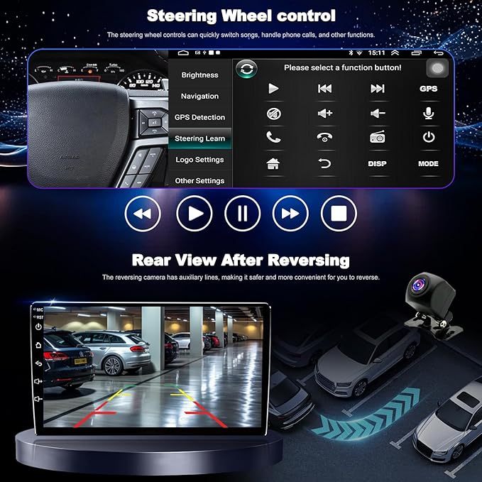 Upgrade Car Radio for Chrysler 200 200C 200S 2015 2016 2017, Android 13 System Chrysler 200C Stereo Wireless CarPlay & Android Auto, 9 Inch ISP TouchScreen, Bluetooth 5G WiFi GPS Navigation, 4Core 64G