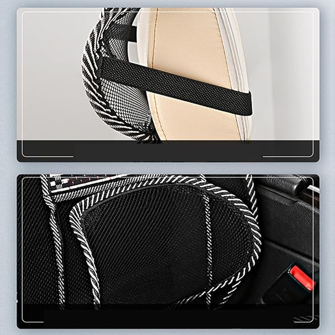 Cooling Car Seat Cover Set Ice Silk Breathable Universal Car Seat Cushion with Lumbar Support for Vehicles Stay Cool Comfortable in Summer Driving