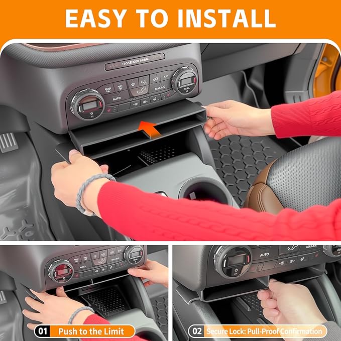 Center Console Organizer Compatible with 2021-2024 Ford Bronco Sport/2020-2024 Ford Escape Gear Shifter Insert Box Storage Tray for Bronco Sport/Ford Escape Accessories(Insert Storage Tray)