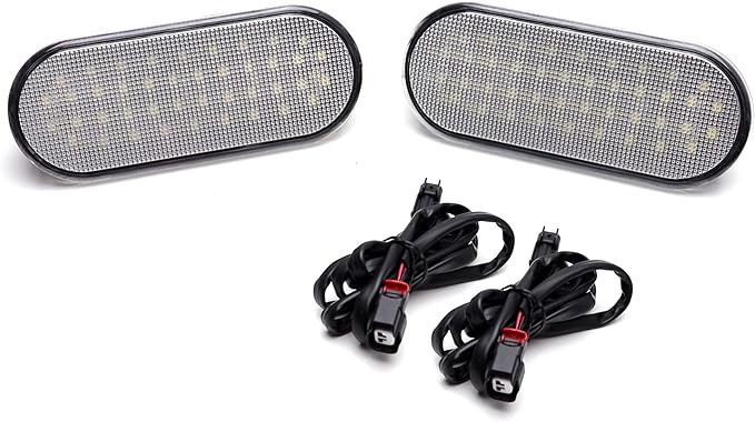iJDMTOY Super Bright 36-LED Direct Fit LED Truck Bed Light Assemblies w/ (2) 5ft Extension Jumper Power Cord Wirings Compatible With Ford 2015-up F150, 2017-up Raptor or F250 F350 Super Duty