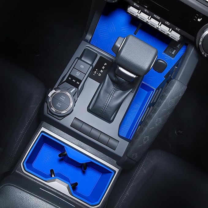 Interior Silicone Liner Insert Custom Fit for Tacoma 2024-2026, Silicone Organizer Tray for Tacoma Gen 4th Double Cab only - Fully Covered - for Tacoma Accessories