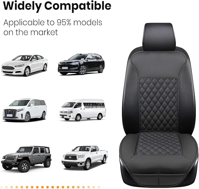 Universal Seat Cushion, Comfortable Seat Cover with Full Back Support in Winter (Large)