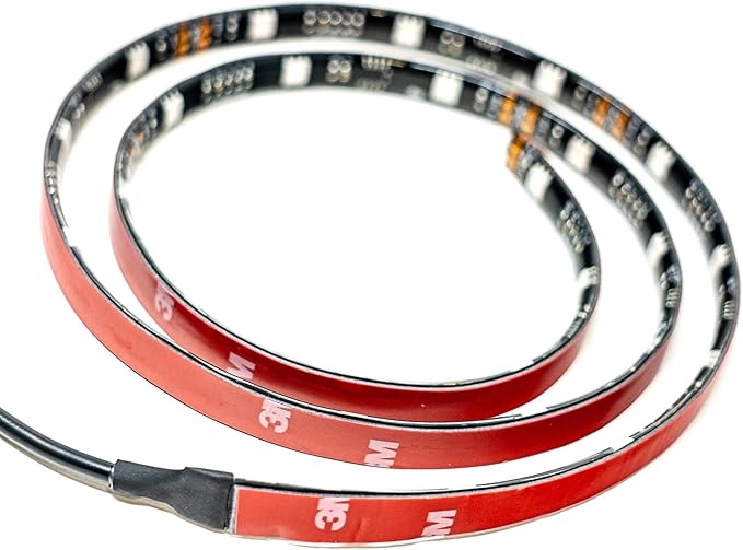 Alpena - FloGlo Interior Bluetooth LED Strip Lights for Cars, Flowing Ambient Lighting Car Interior Stips, Multi-Colored Car Interior Lights, Comes with Downloadable App for Custom Presets, 48 inches