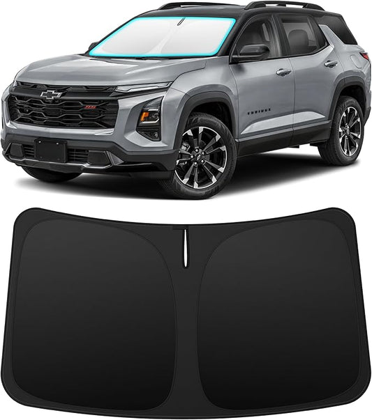 INSAUTO Custom Fit Windshield Sun Shade Accessories for Chevrolet/Chevy Equinox 2025 2026 (EV Not Fit), Foldable Front Window Sunshade, UV & Heat Reflector, Keeps Interior Cool, Includes Storage Bag