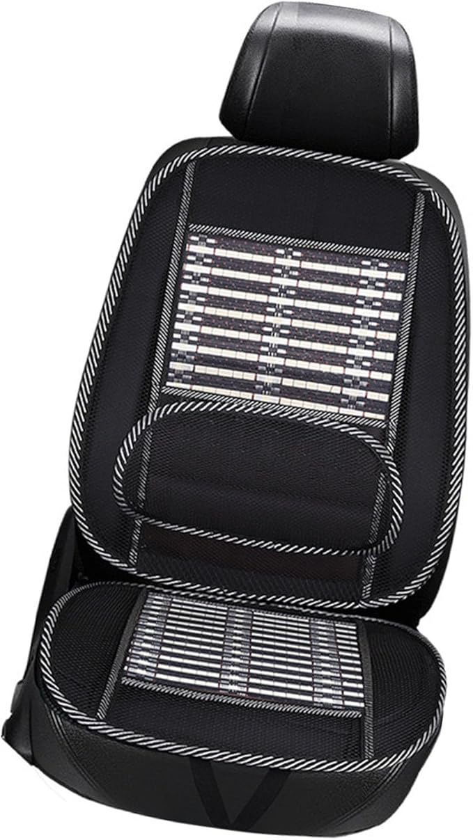 Cooling Car Seat Cushion, Breathable Refreshing Lumbar Support and Neck Pillow with Enhanced Comfort, for All Car Year Round