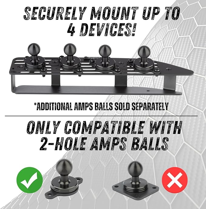Bulletpoint RubiGrid Metal Dash Mount Phone Holder Compatible with 2022+ Chevrolet Silverado & GMC Sierra