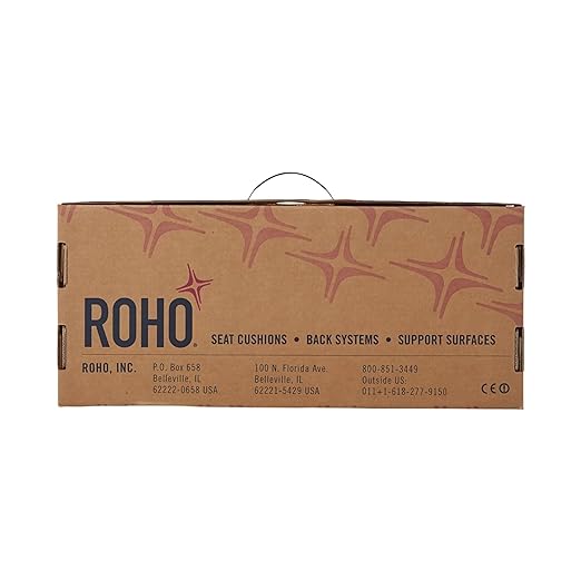 ROHO MOSAIC Cushion, Standard, Inflatable Seat Cushion for Office Chair, Wheelchair, Cars, Home Living, & Back Ache Support, Adjustable Cushion with Stretchable Cover & Non-Skid Bottom, 16" x 16"