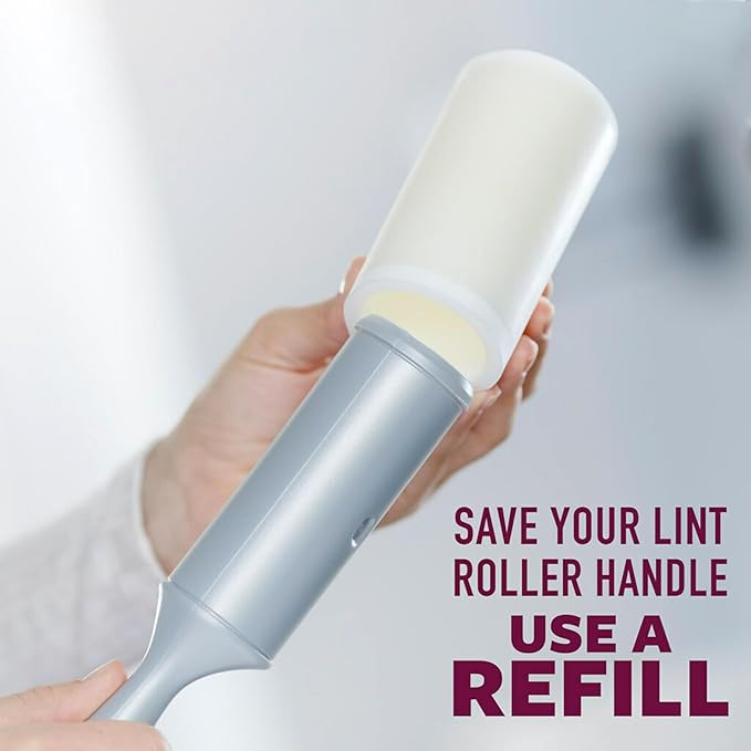 Scotch-Brite Pet Hair Pickup Extra Sticky Large Lint Roller, Designed for Removing Fur + Fluff on Couches, Clothes, Dog and Cat Beds, & More, 1 Pack, 60 Easy-Tear Adhesive Sheets Total