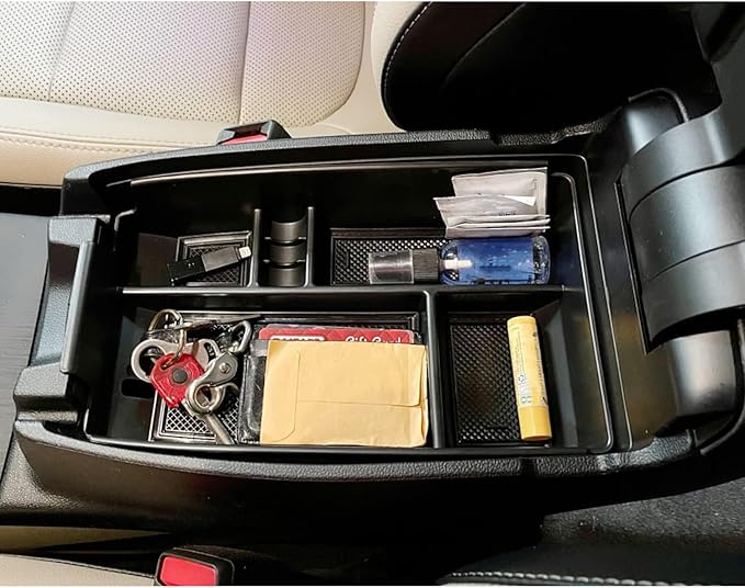 Center Console Organizer Interior Storage Box Fits for Ford Escape 2020 2021 2022 2023 2024 2025 and 2021 2022 2023 2024 2025 Bronco Sport Accessories