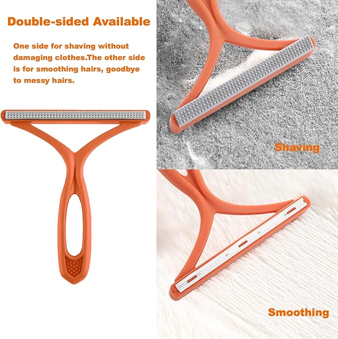 Pet Hair Remover, Reusble 4 Pack Dog Cat Hair Remover, Lint Remover, Portable Pet Hair Removal Tool, Lint Shaver Cleaner Pro, Carpet Scrape for Couch Furniture, Blanket, Clothing, Carpet, Rugs