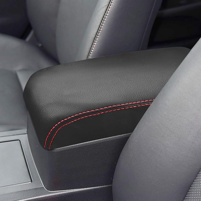 Compatible with Center Console Armrest Cover for Toyota Camry 2012 2013 2014 2015 2016 2017 Leather Arm Rest Storage Box Lids Cushion Protector Pad