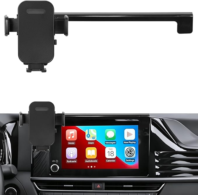 Car Phone Holder Fit for Toyota Camry LE/SE 2025-2026 Accessories -Cell Phone Mount for Camry 8 inch Touchscreen Hands-Free 360° Rotation(NOT FIT 12.3 inch) Does Not Affect Air Vent