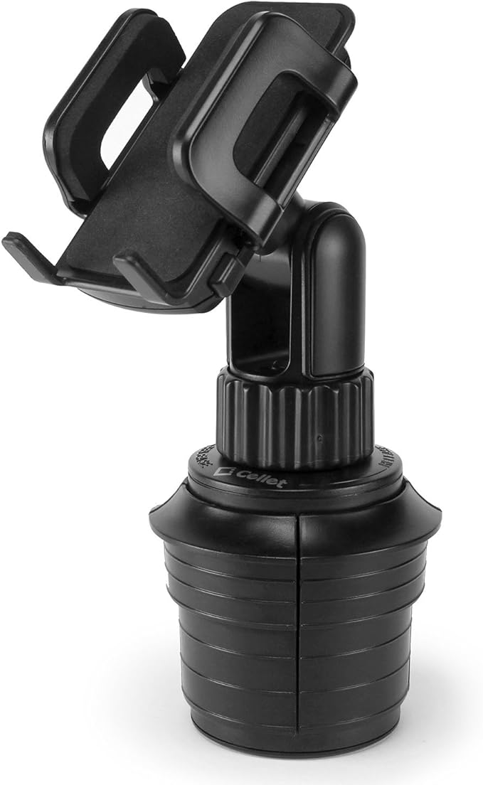 Cellet Car Phone Holder Mount, Car Cup Phone Holder Mount, Compatible with Apple iPhones, Samsung Galaxy, Motorola Moto Google Pixel Smartphones (Fits for Tesla Model 3 Y S X) 6.5-Inch