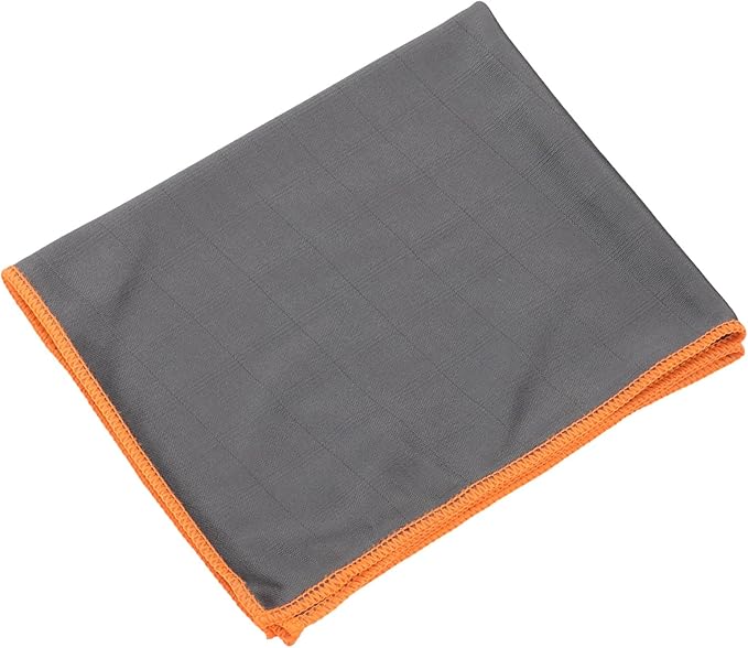 ULTECHNOVO Car Microfiber Towel Orange, Multifunctional Cleaning Cloth for Car Glass and Interior, Highly Absorbent, Streak-Free Wiping, Sturdy Automotive Cleaning Supplies