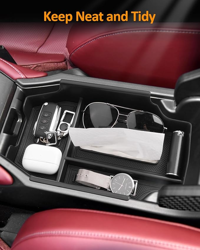 CDEFG for Honda Accord 2023-2025 2026 Accessories Center Console Organizer Tray 11th Gen Accord Armrest Storage Middle Console Insert