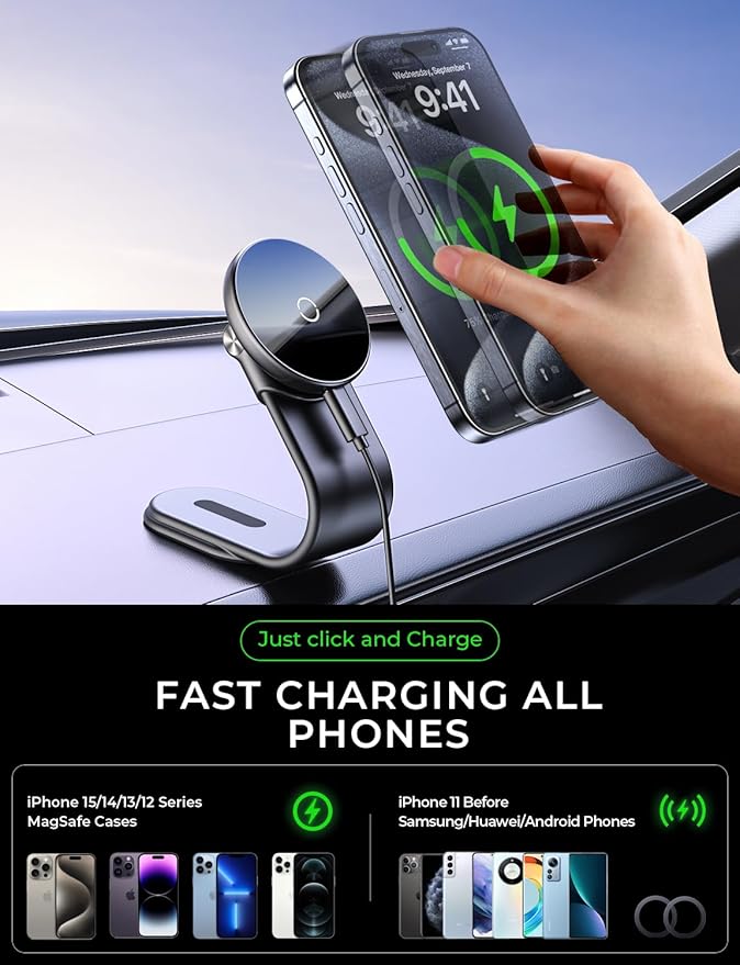 Wireless Charger Phone Car Mount