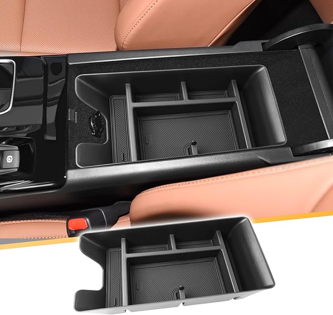 LFOTPP Center Console Organizer Tray for 2025-2026 Toyota Camry (XSE/XLE/SE/LE), ABS Armrest Storage Box Insert, Non-Slip Waterproof Car Accessories