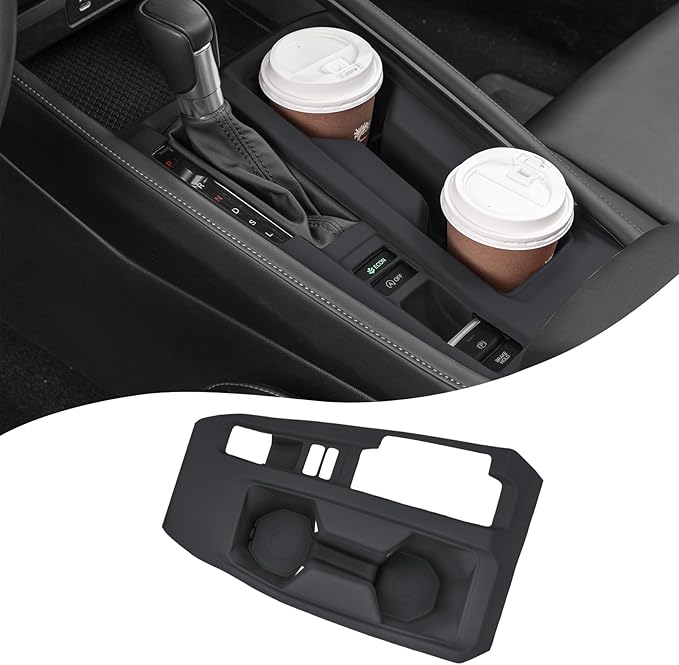 for 2025 Honda Accord Sports Silicone Gear Shift Panel Protective Cover with 11th Gen Accord 2023 2024 Car Interior Decorative Accessories Black Center Console Coaster(Not for PHEV Hybrid)