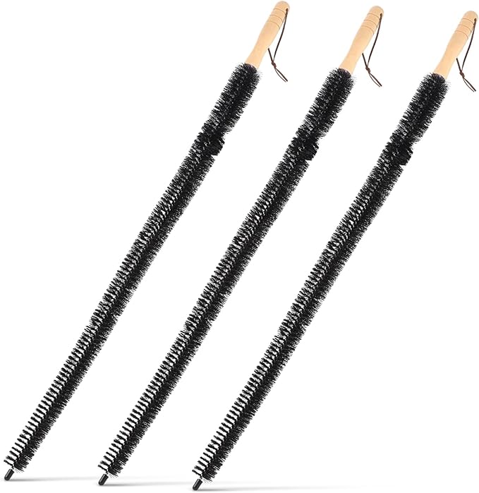 Vaguelly 3pcs Flexible Radiator Duster Handle Multipurpose Cleaner for Radiators Dryers and Vents Efficient Dust and Lint Removal Tool