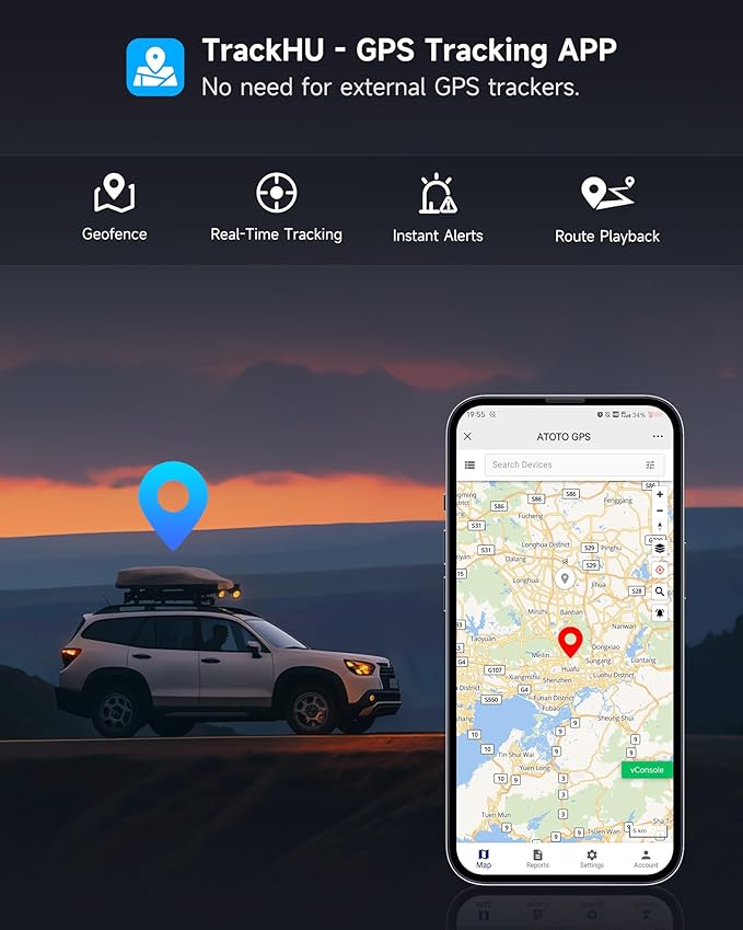 CB6C AI Box CarPlay, Wireless CarPlay/AndroidAuto Adapter with YouTube, Car Video Box with AI Assistant, GPS Navigation, Android 13, 4G LTE, Expandable to 256GB, Watch Videos in Your Car