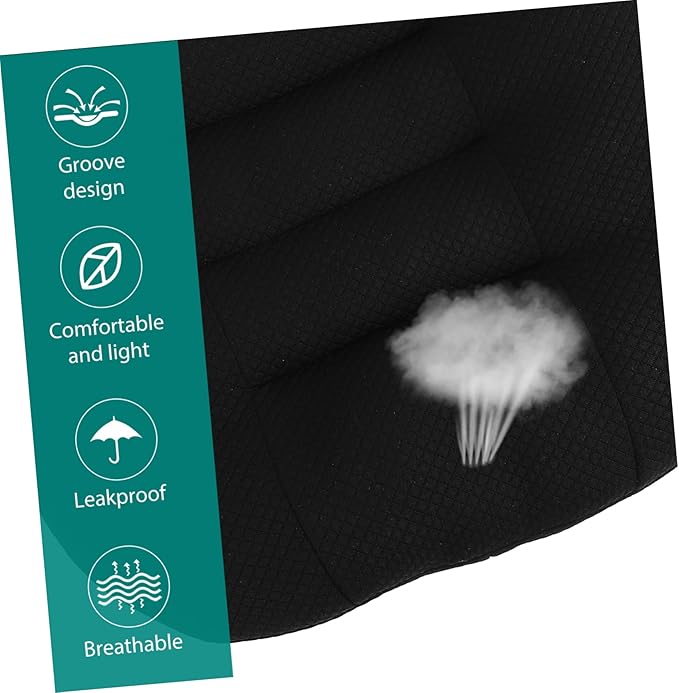 Unomor Car Seat Cushion Lumbar Support Pad for Driving Breathable Heightening Seat Pillow for Short Drivers