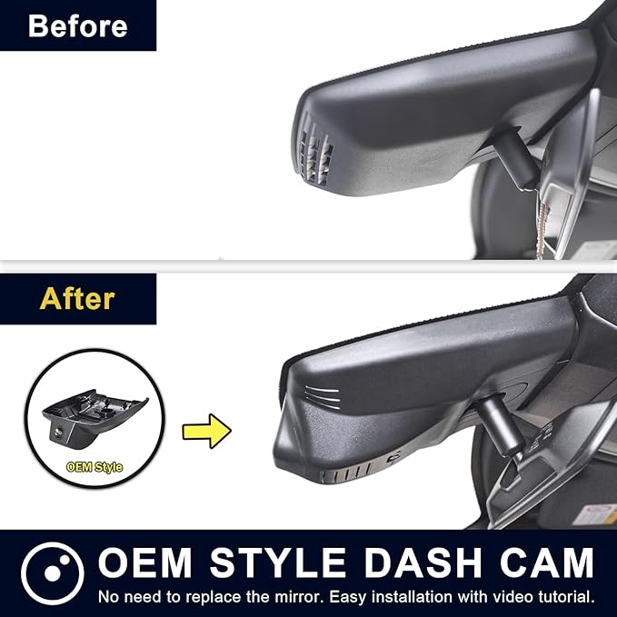 4K Dash Cam Custom for Lexus RX 2023 2024 2025 2026 (Model C),RX 350 350h 450h 500h Premium Luxury F Sport etc,OEM Look,UHD 2160P Video, Parking Mode, WiFi & App, Loop Recording, 64GB Card