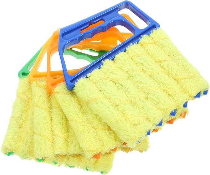 Ipetboom 16pcs Blinds Duster Reusable Cleaning Brush for Window Blinds Air Conditioner Vents Fan Gaps Gentle Bristles Lightweight Portable