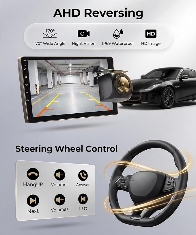 Android Car Radio for Nissan Altima 2008-2012 with Wireless CarPlay Android Auto, Orderich 6G+128G 9” Touchscreen Car Stereo Mirror Link GPS Navigation WiFi Bluetooth FM RDS EQ SWC Backup Camera